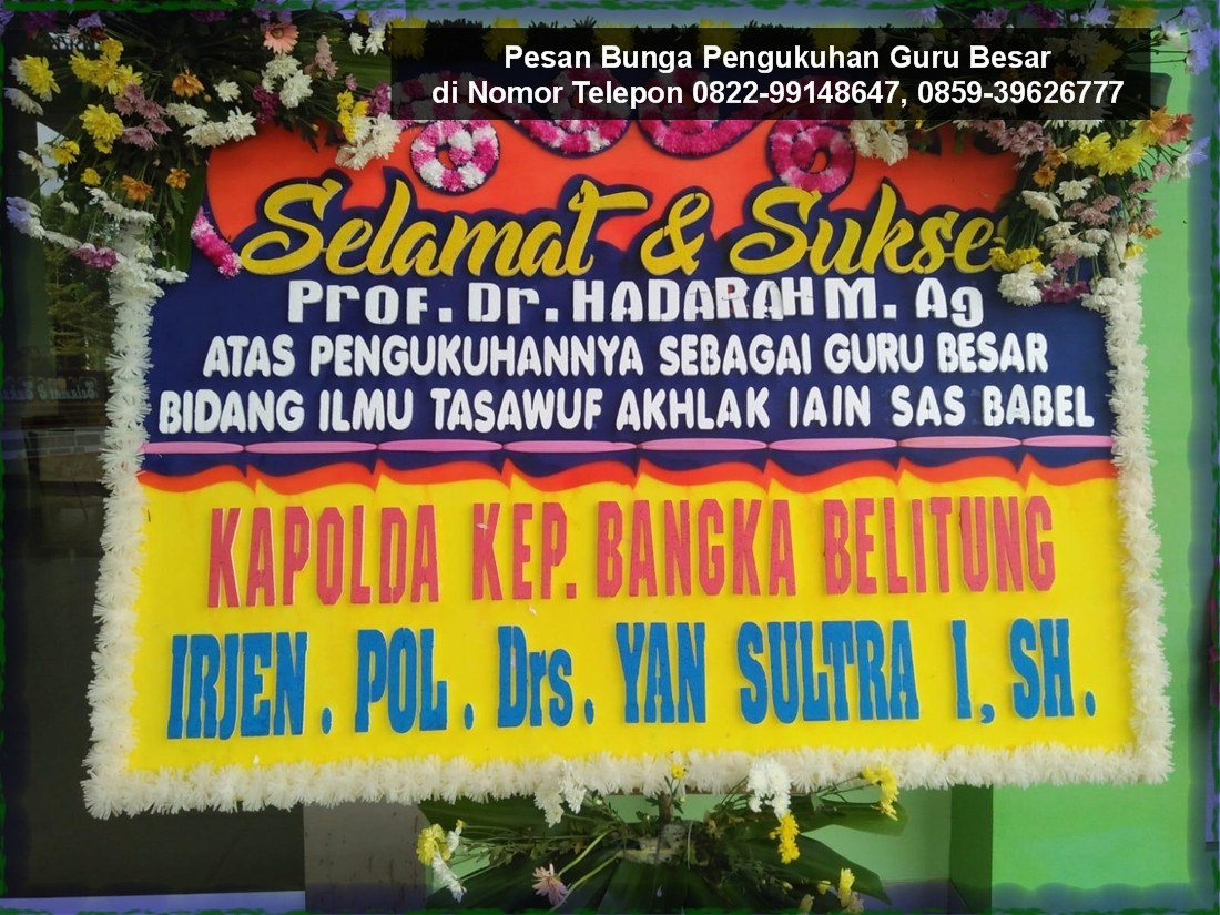 bunga pengukuhan guru besar